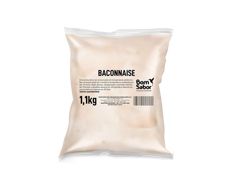 MOLHO BACONNAISE BOM SABOR 1,1 KG (CX 5 BAG)